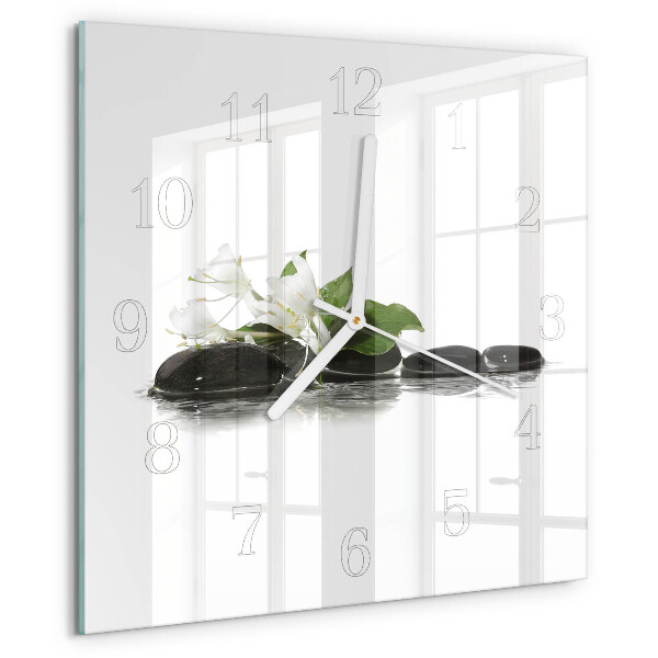 Reloj cuadrado Piedras zen