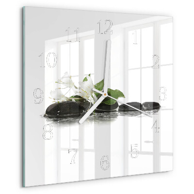 Reloj cuadrado Piedras zen