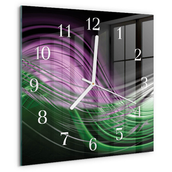Reloj cuadrado Arte abstracto