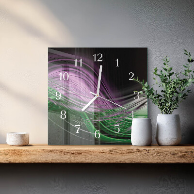 Reloj cuadrado Arte abstracto