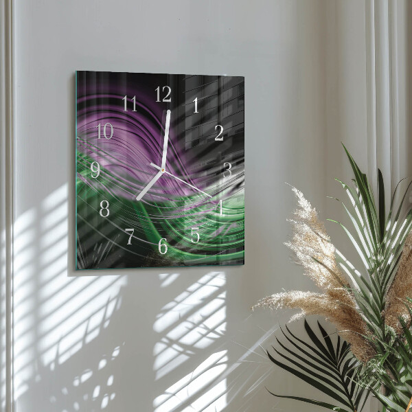 Reloj cuadrado Arte abstracto