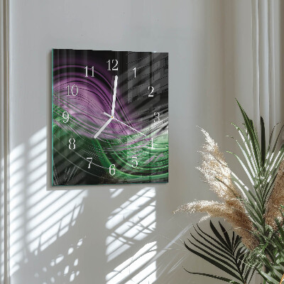 Reloj cuadrado Arte abstracto