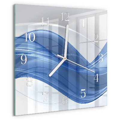 Reloj cuadrado Líneas abstractas