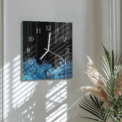 Reloj cuadrado Agua