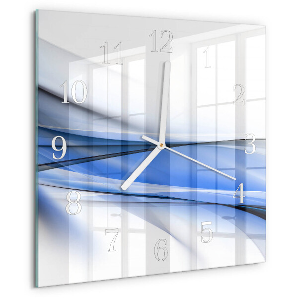 Reloj cuadrado Líneas abstractas