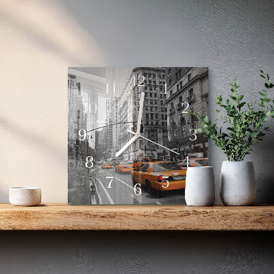 Reloj cuadrado Taxi de Nueva York