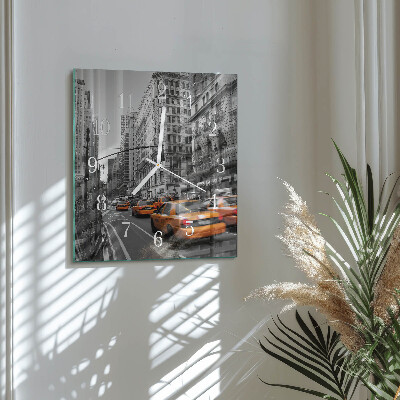 Reloj cuadrado Taxi de Nueva York