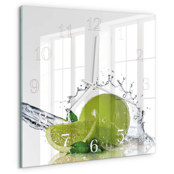 Reloj cuadrado Agua de cal