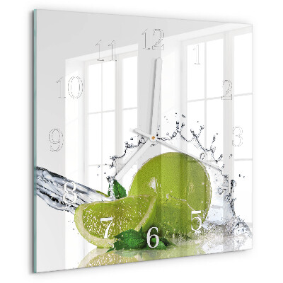 Reloj cuadrado Agua de cal