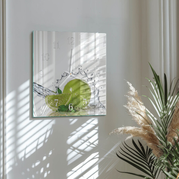 Reloj cuadrado Agua de cal