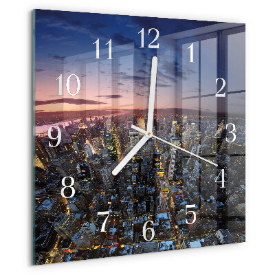 Reloj cuadrado Horizonte