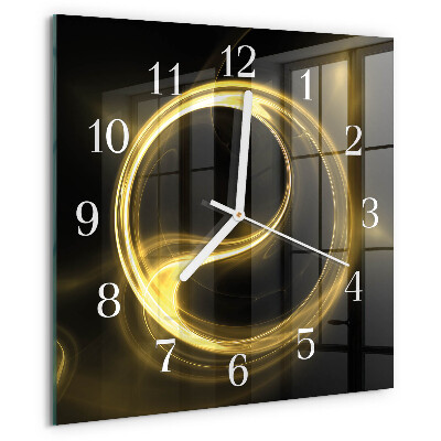 Reloj cuadrado Círculo de abstracción