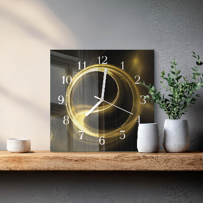 Reloj cuadrado Círculo de abstracción