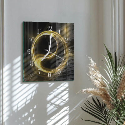 Reloj cuadrado Círculo de abstracción