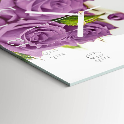 Reloj cuadrado Rosas