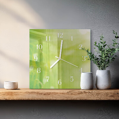 Reloj cuadrado Césped