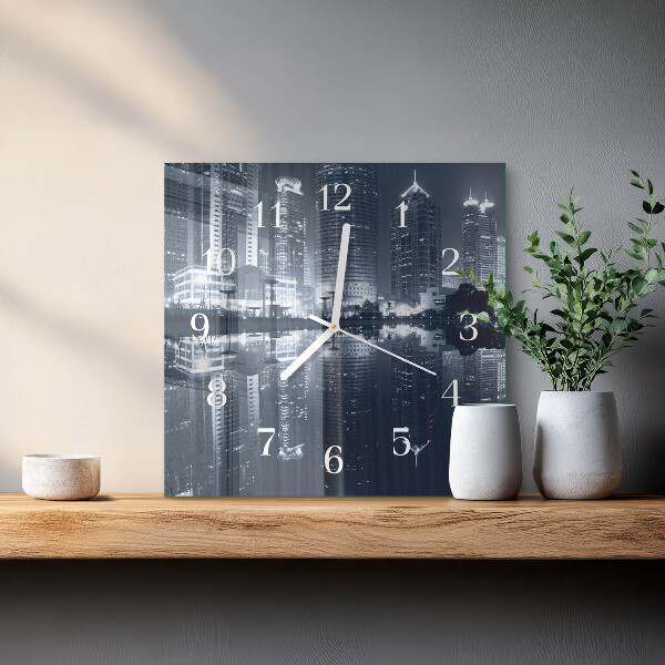 Reloj cuadrado Horizonte
