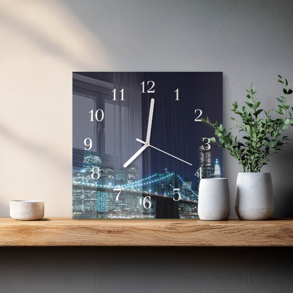 Reloj cuadrado Horizonte