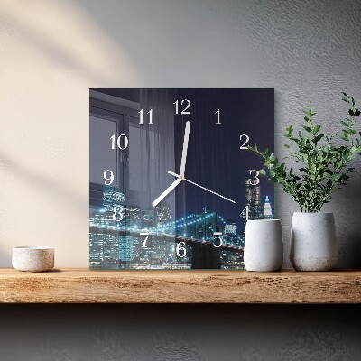Reloj cuadrado Horizonte