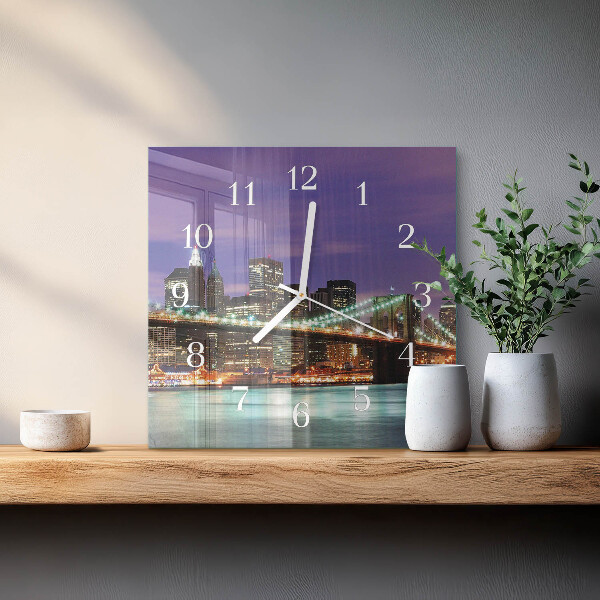 Reloj cuadrado Puente del horizonte