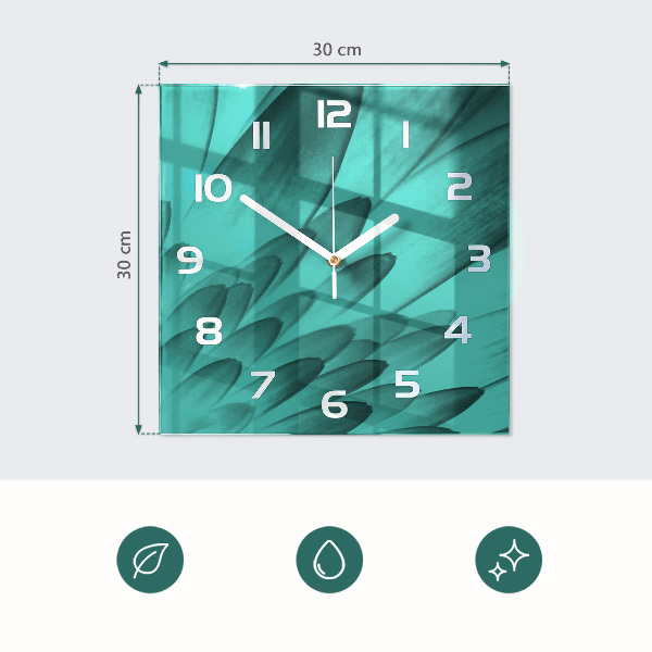 Reloj cuadrado Margaritas