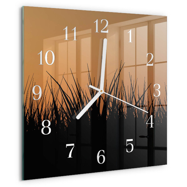 Reloj cuadrado Césped