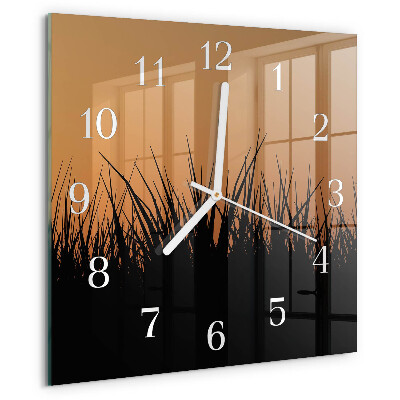 Reloj cuadrado Césped