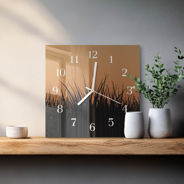 Reloj cuadrado Césped