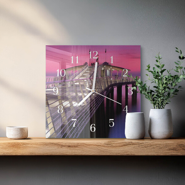 Reloj cuadrado Muelle