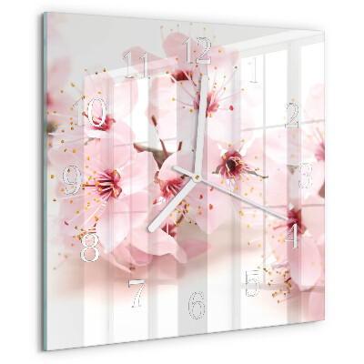 Reloj cuadrado Flores