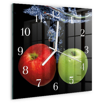 Reloj cuadrado Manzanas