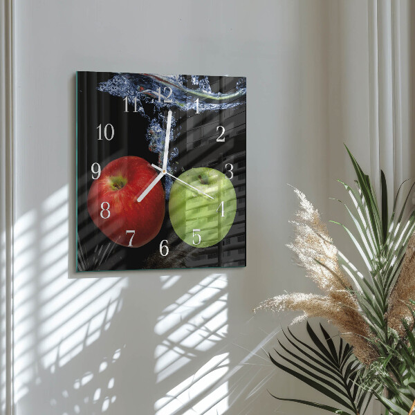 Reloj cuadrado Manzanas