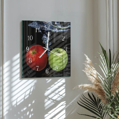 Reloj cuadrado Manzanas