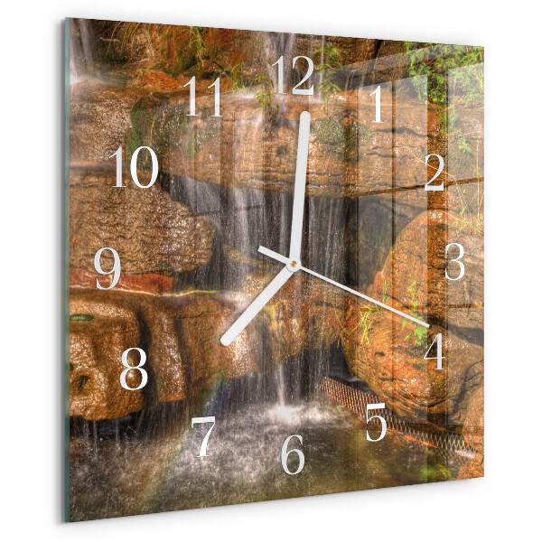 Reloj cuadrado Cascada