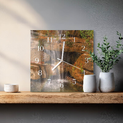 Reloj cuadrado Cascada