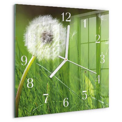 Reloj cuadrado Diente de león