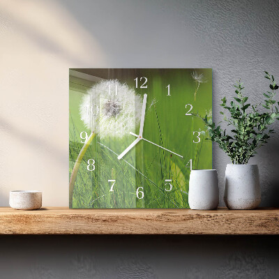 Reloj cuadrado Diente de león