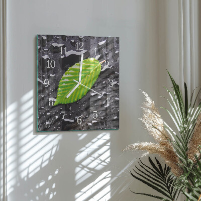 Reloj cuadrado Hoja