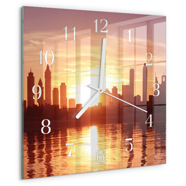 Reloj cuadrado Horizonte
