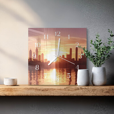 Reloj cuadrado Horizonte