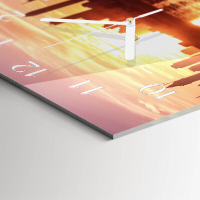 Reloj cuadrado Horizonte