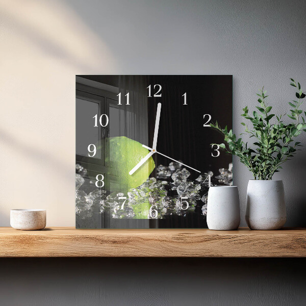 Reloj cuadrado Carbonato de calcio