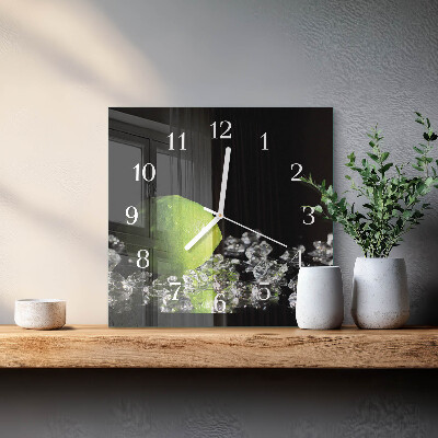 Reloj cuadrado Carbonato de calcio