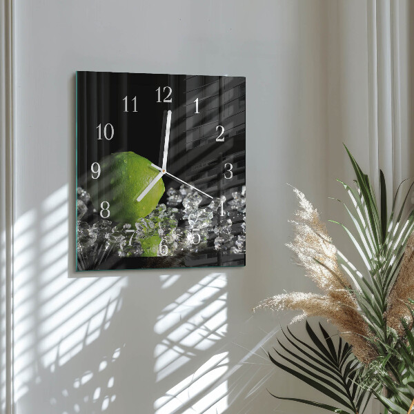 Reloj cuadrado Carbonato de calcio
