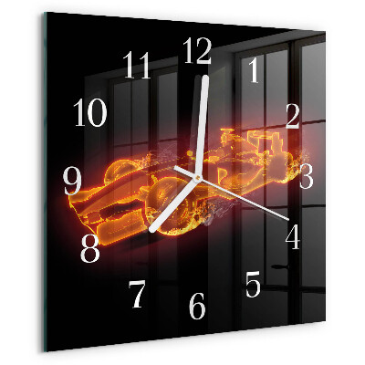 Reloj cuadrado Basura