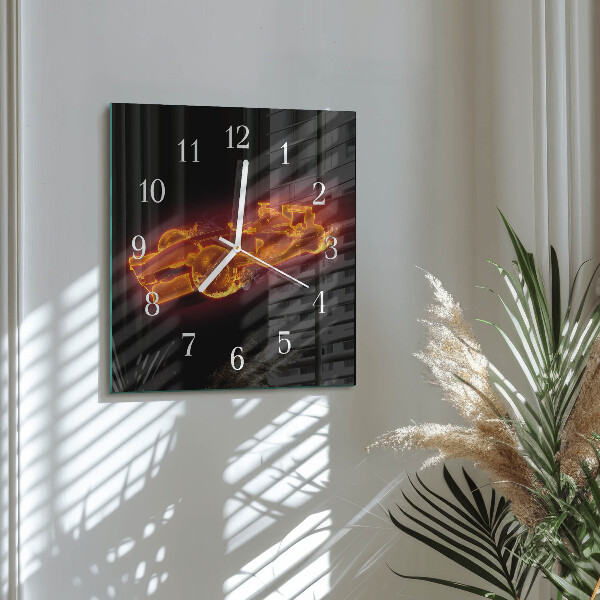 Reloj cuadrado Basura