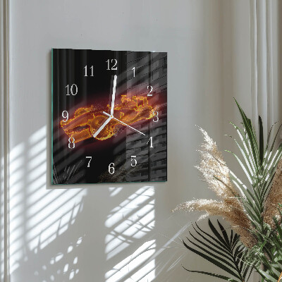 Reloj cuadrado Basura