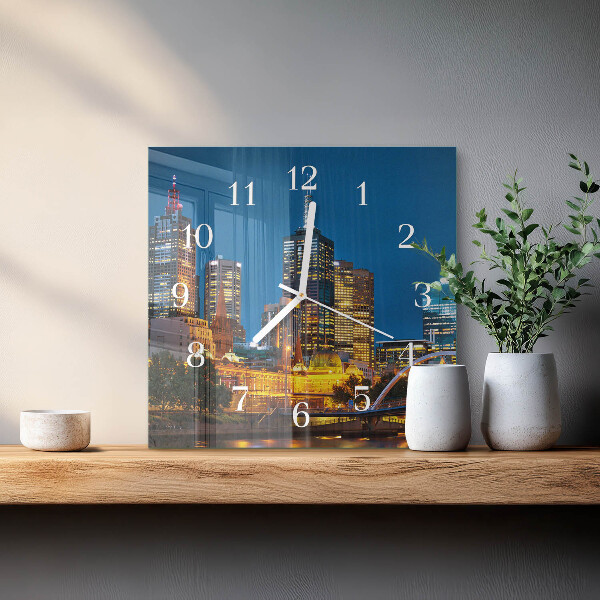 Reloj cuadrado Ciudad