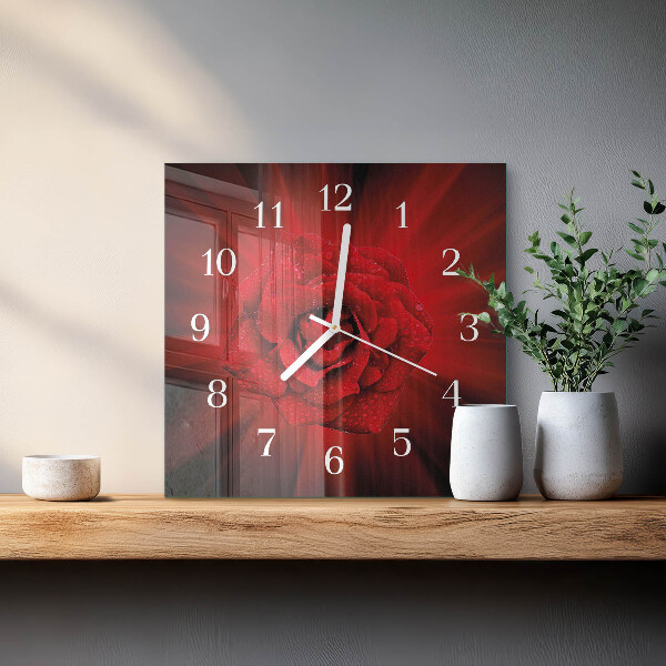 Reloj cuadrado Rosa