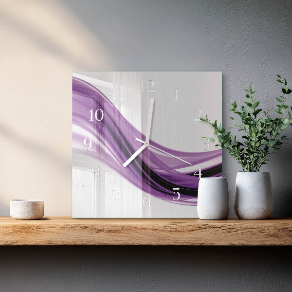 Reloj cuadrado Arte abstracto